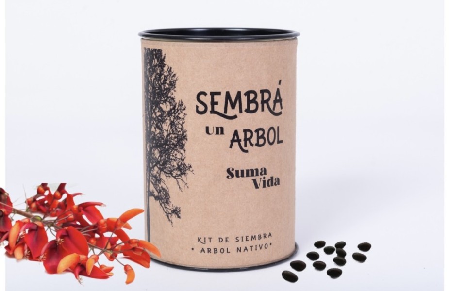Kit de Siembra ÁRBOL NATIVO- Personalizado con TU LOGO -