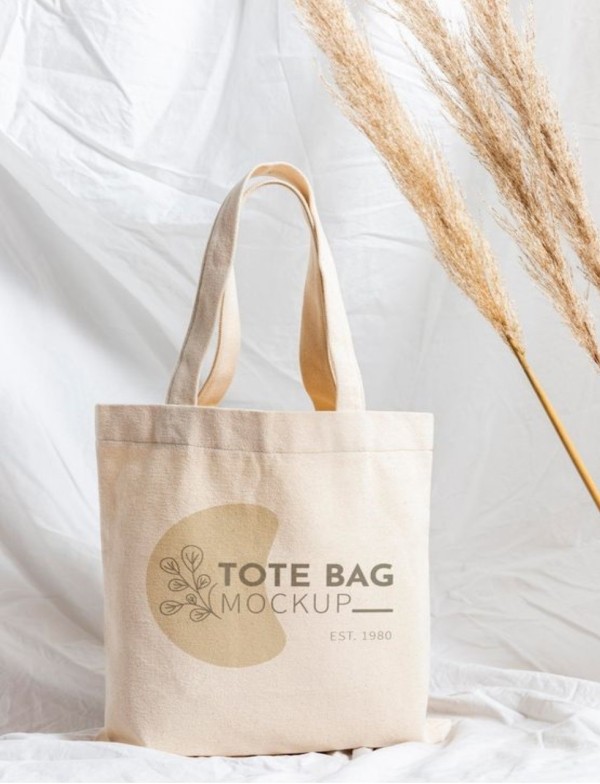 Tote bag / Bolsa ecológica de tela reusable impresa 100% algodón