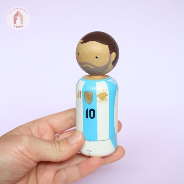 Lionel Messi Peg Doll