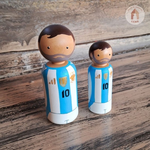 Lionel Messi Peg Doll