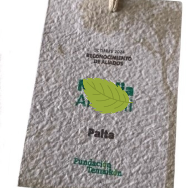 Credenciales de Papel plantable x 50 unid