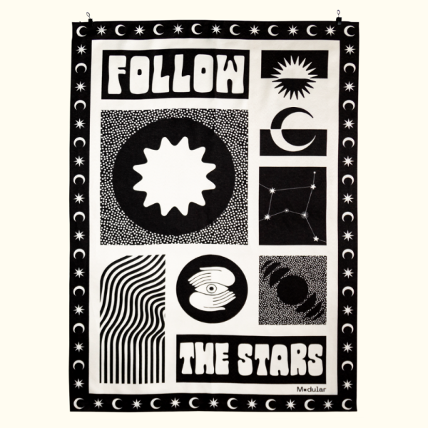 "Follow The Stars" Vertical Negro