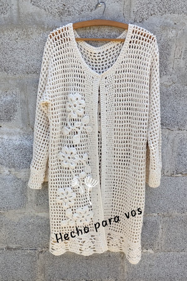 Saco al crochet Mia