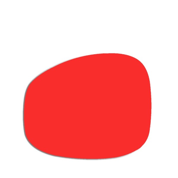 Individuales De Mesa Combo (x4) Cuero Reversible Y Lavable Rojo