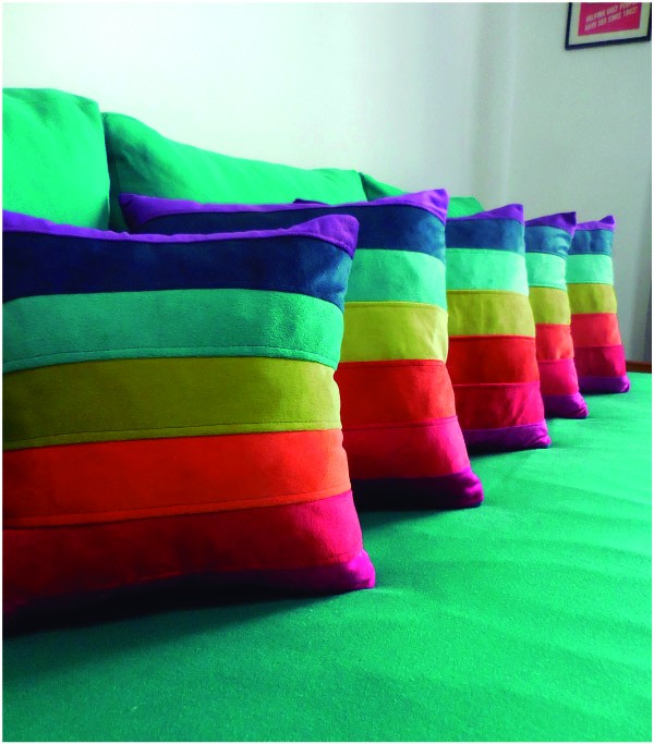 Almohadon decorativo Rainbow