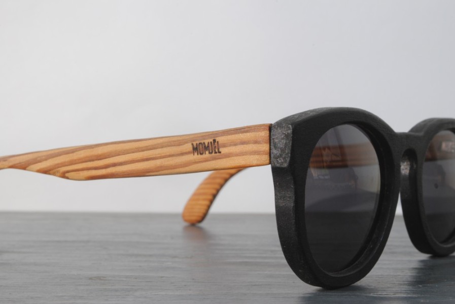 Anteojos de Madera Sustentables con Protección UV400 Mod. MINIMAL BLACK