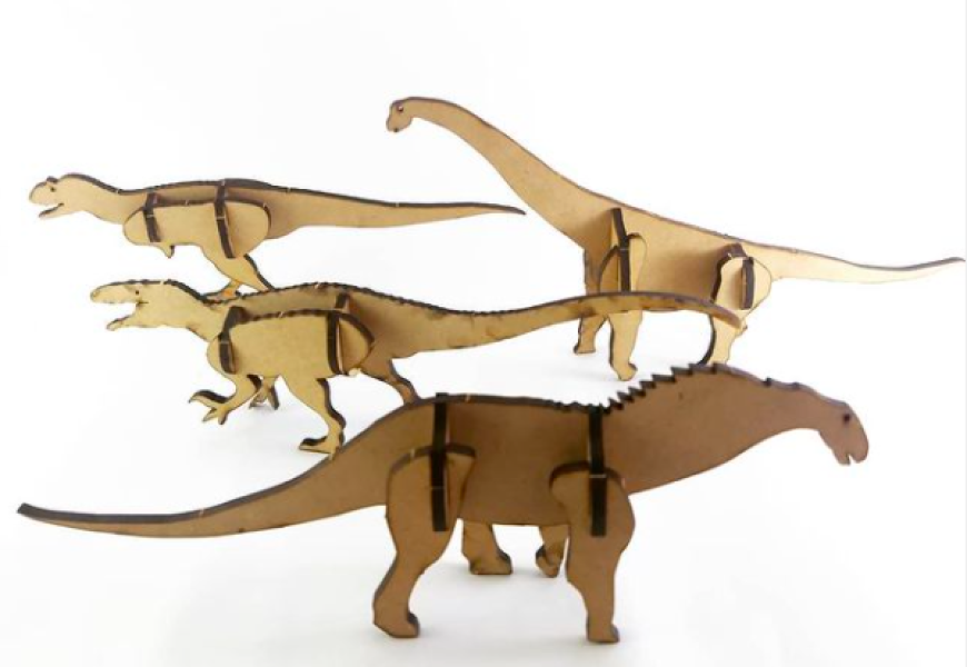 Kit animales para armar "Dinosaurios de la Patagonia"