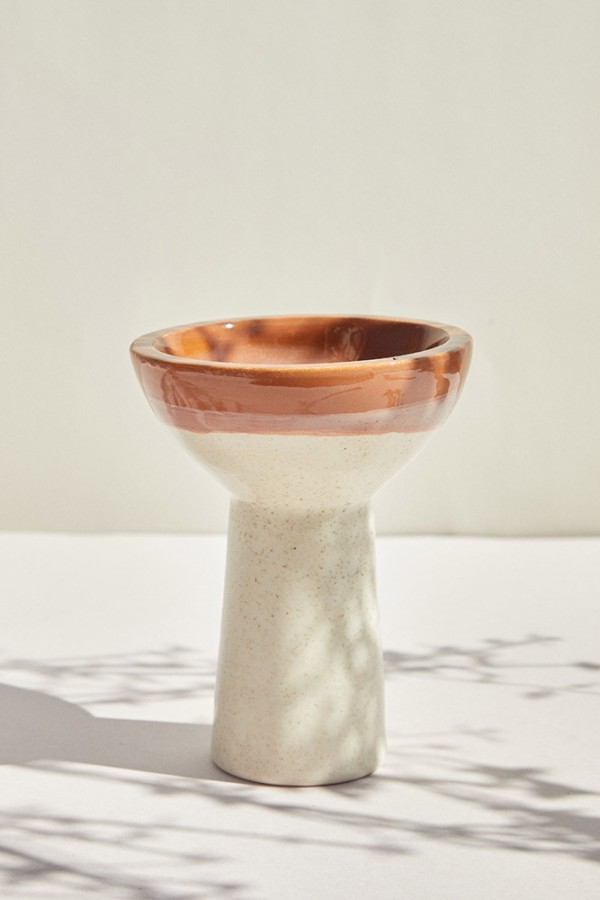 Sahumadora de cerámica artesanal : CARAMELO