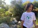 Remera estampada de Algodón Orgánico Nacional certificado.