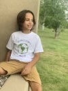 Remera estampada de Algodón Orgánico Nacional certificado.