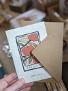 Postal + Sobre Kraft