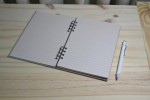 Cuaderno Ecológico A5 (15x21) Tapa Dura Gris 80 Hojas C/ Elástico