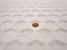 Cuadro 3d Monja Barbarella - Geométrico 34x34cm - Listo para colgar