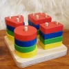 Encastre de 4 figuras