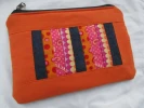 Cartuchera artesanal en patchwork
