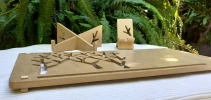 Escritorio portatil con atril para notebook MDF ARBOL