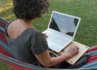 Escritorio portatil con atril para notebook MDF ARBOL