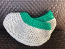 Pantuflas lana a dos colores