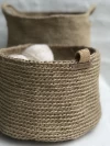 Cesta / Macetero en yute