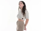 Crop top lana de llama