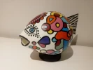 CICLICO Arte Reciclado - PEZ GLOBO PSICODELICO