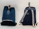 Mochila de jean con espacio para notebook