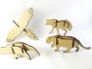 Kit animales para armar "Animales en extinción"