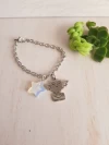 Pulsera Lechuza con Piedra de la luna