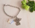 Pulsera Lechuza con Piedra de la luna