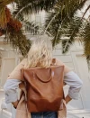 Cartera & Mochila de cuero Zoé