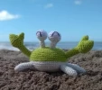 Muñeco de apego cangrejo cavador