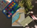 Paleta para acuarelas