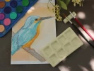 Paleta para acuarelas