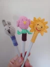 Lápiz plantable con Topper tejido