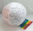 Globo Terráqueo de Medios de Transporte para Colorear
