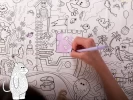 Lona Gigante para Pintar y Lavar de tela de papel
