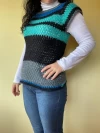 Chaleco Crochet Mohair