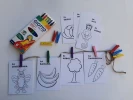 Valijita Didáctica con Adivinanzas y Tarjetas para Pintar