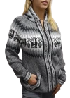 Sweater Campera Pullover Lana Alpaca Capucha Talle L (Large)