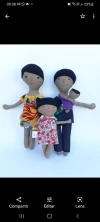 Familia dos mamas y una niña