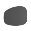 Individual De Mesa Stone Cuero Reciclado Duradero Gris 80