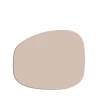 Individual De Mesa Stone Cuero Reciclado Duradero Gris 20