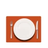 Individual De Mesa Rectangular Cuero Reciclado Duradero