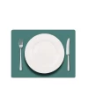 Individuales Lisos Set X4 Rectangular Cuero Reciclado Duradero