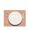 Individuales Lisos Set X6 Rectangular Cuero Reciclado Duradero
