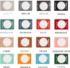 Set X4 Individuales +4 Posavasos Rectangular Cuero Reciclado