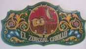 CUADRO FILETEADO EL ZORZAL CRIOLLO