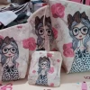 Panel listo para cortar y coser Set Matero Chicas Paris 01