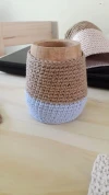 Mate con funda tejida