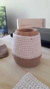 Mate con funda tejida